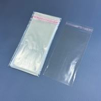 Пакет БОПП 10х19+3см (25) УП=100шт с клеевым клапаном 