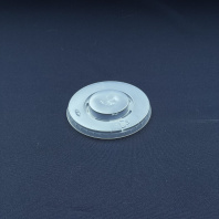 Крышка для холодного D=90мм 150шт(!!!) ПРОЗРАЧНАЯ МАТОВАЯ с КРЕСТ.отверстием СкандиПакк 