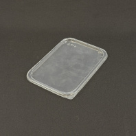 Крышка для контейнера ПП КЛАРИТИ 186х132 прозрачная 50шт 189х138х8,5мм 