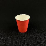 Стакан бумажный 250(290)мл красный 50шт D=80, d=55, H=92,5мм