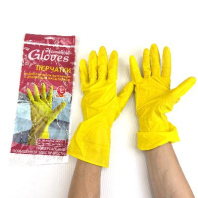 Перчатки хозяйственные "L" 1пара цветные