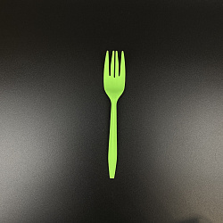 Вилка БИОРАЗЛАГАЕМАЯ (кукурузный крахмал) УП=50шт ЗЕЛЁНАЯ...