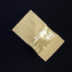 Пакет бум. ДОЙ-пак КРАФТ с замком 225х135 1шт ОКНО- 70мм 