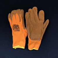 Перчатки акриловые с ОДНИМ вспененным латексным покрытием 1пара 