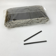 Трубочки бумажные для кокт. 7х150мм УП=500шт ЧЁРНЫЕ 