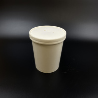 Супница бум БЕЛАЯ + КРЫШКА КАРТОН 950мл 50шт D=118, H=131 GeoVita SOUP-950W (Суп-50, Кр-50) 