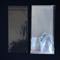 Пакет БОПП 12х26+3см (25) УП=100шт с клеевым клапаном 