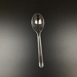 Ложка столовая ЛЮКС прозрачная УП=100шт 17см ЭЛПИ Арт.33735 