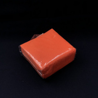 Салфетки 24х24 50шт цветные интенсив оранжевые ПП Арт.С1047 