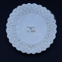 Салфетки ажурные круглые D=30см УП=250шт