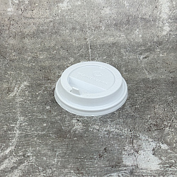 Крышка 80мм с КЛАПАНОМ 100шт БЕЛАЯ СкандиПакк  Крышка 80мм с КЛАПАНОМ 100шт БЕЛАЯ СкандиПакк