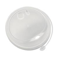Крышка ПП 90мм с ЗАГЛУШКОЙ ФЛИП-ТОП 50шт ПРОЗРАЧНАЯ 