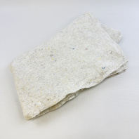 Тряпка для пола из ХПП ПРЕМИУМ двойная(!!!) 75см х 100см БЕЛАЯ 1шт ОВЕРЛОК 