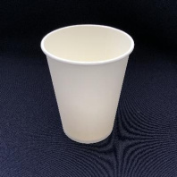 Стакан 350(430)мл бумажный БЕЛЫЙ 50шт D=90, d=59, H=115мм ВИРИДО 
