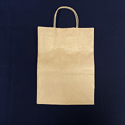 Пакет бум. прямоуг. дно с круч.ручк. КРАФТ 300х220х120 25...