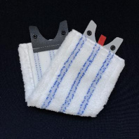 Микрофибра с полосами скольжения 11х35см 1шт УльтраСпид МИНИ КНОПКИ МОП