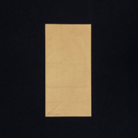 Пакет бум. прямоуг. дно КРАФТ 250х120х80 25шт(!!!) пл.50гр 