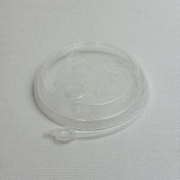 Крышка ПП 90мм с ЗАГЛУШКОЙ 50шт ПРОЗРАЧНАЯ ГЛЯНЕЦ
