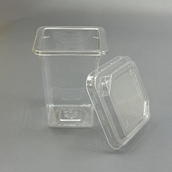 Контейнер для ДЕСЕРТОВ ПР-СТ-80х80/100-прозр. + КРЫШКА ПР... Контейнер для ДЕСЕРТОВ ПР-СТ-80х80/100-прозр. + КРЫШКА ПР...