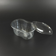 Контейнер для ДЕСЕРТОВ СпК-1409 ВОСЬМЁРКА 500мл прозрачный + КРЫШКА 75шт 141х92х68мм ПолиЭР 