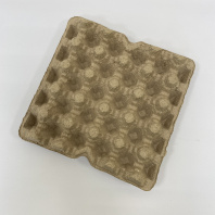 Упаковка для яиц КУРИНЫХ картон "20шт" СЕРАЯ 295х295мм КОРОБ=25шт 