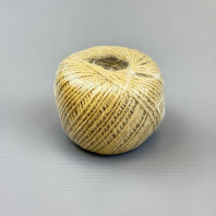 Шпагат ДЖУТОВЫЙ крученый 2-х ниточный 100м (1,20 кТекс) 