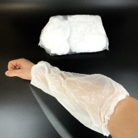 Нарукавники ПНД 40х22см (8) УП=100шт БЕЛЫЕ 