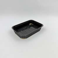 Контейнер прямоуг. ПП КЛАРИТИ ЧЁРНЫЙ  500мл 100шт 186х132х35мм 