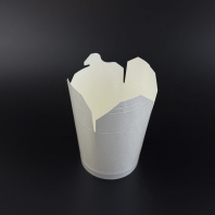 Коробка для лапши WOK БЕЛАЯ 500мл 30шт дно-КРУГ ПАПЕРСКОП Арт.556001 