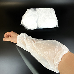 Нарукавники ПНД 40х22см (8) УП=100шт(!!!) БЕЛЫЕ  Нарукавники ПНД 40х22см (8) УП=100шт(!!!) БЕЛЫЕ