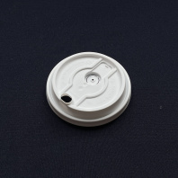 Крышка ПП 90мм со СМЕННЫМ КЛАПАНОМ 50шт БЕЛАЯ ОптиКом 