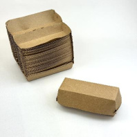 Лоток картон с КРЫШКОЙ ECO HD-BOX TOTAL CRAFT для фаст-фуда 50шт 215х75х40